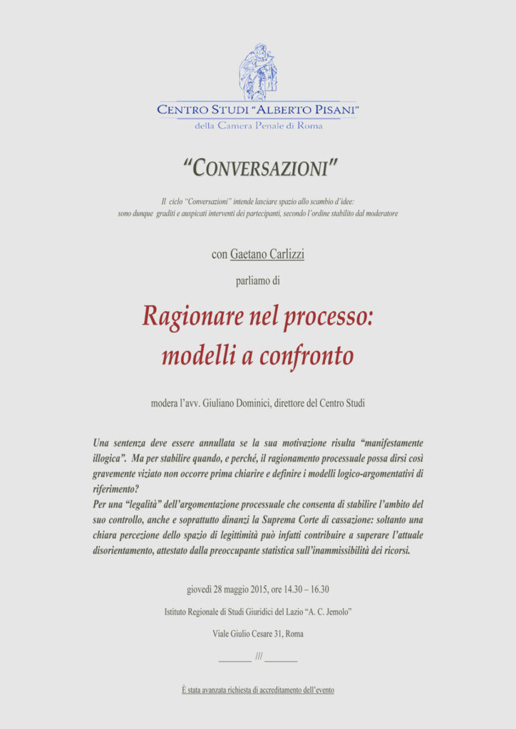 Microsoft Word - Conversazioni 2015 Carlizzi